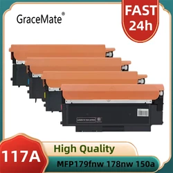 チップ付き互換トナーカートリッジ,hpカラーレーザー150a 150w 150nw mfp 178nw 179fnw 117a w2070a w2071a w2072a w2073a,4色