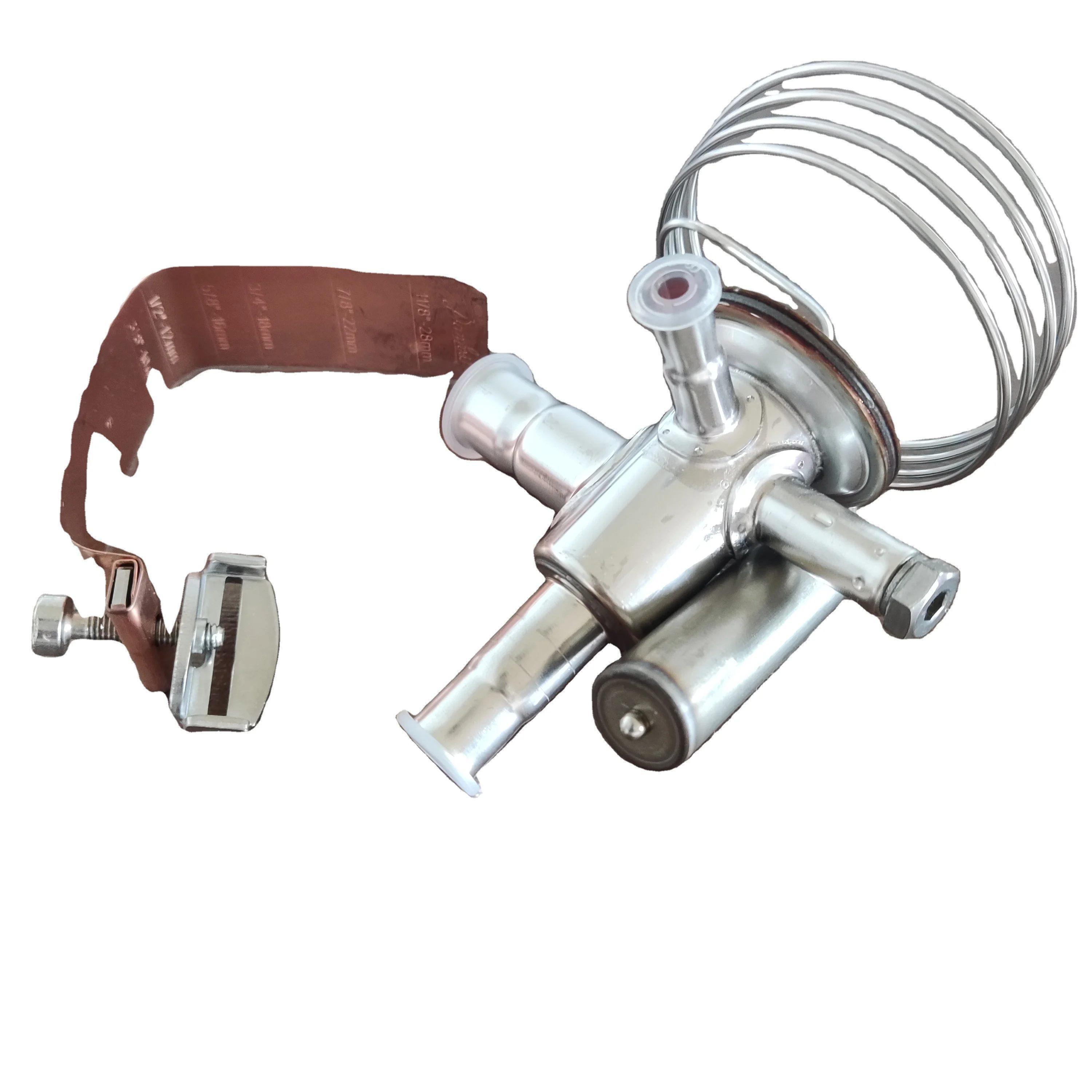 Высококачественный терморасширительный клапан TCHE 068U4529 3/8*1/2 10*12 R410a для деталей холодильного компрессора в холодной комнате