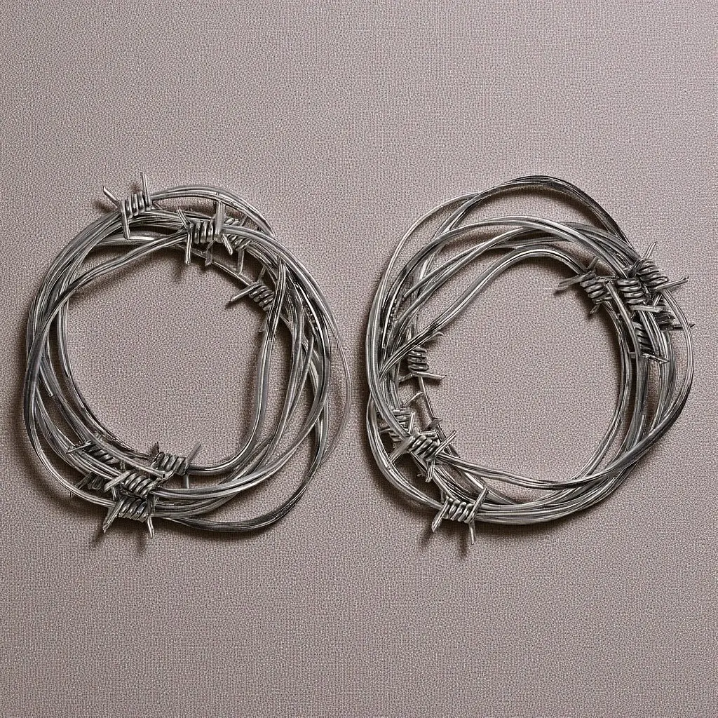 

2Pcs Fake Barbed Wires Simulation Barbed Wire Halloween Decoration Prank Props Haunted House Garland Wire Scary Party Scene