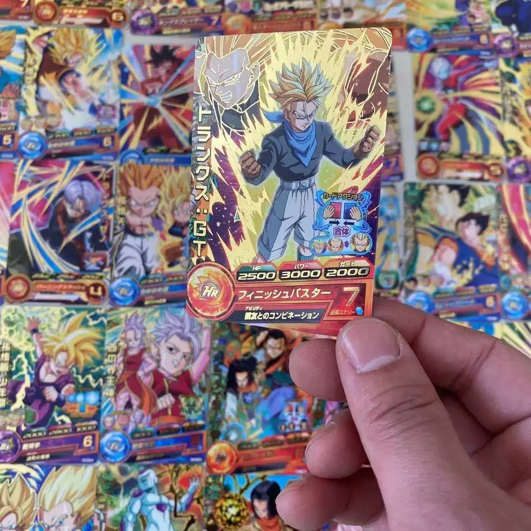 Genuine Japanese Dragon Ball Laser Card 3D Collection Card Vegeta Buu Frieza Supreme Kai Kuririn Shenron Super Saiyan Card