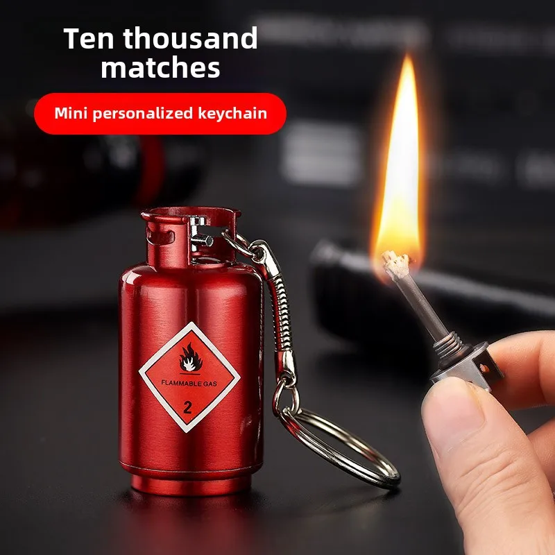 Match Lighter Creative Personality Windproof High Value Gas Tank Kerosene Lighter Give Boyfriend Gift