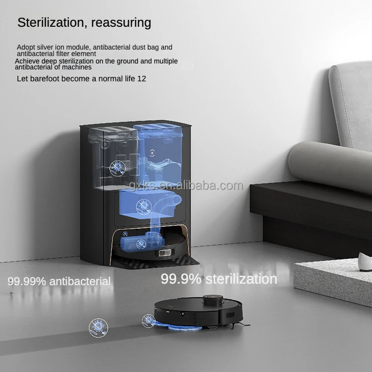 Intelligent X1S Pro Wireless Cleaning Robot Aspiradora Mop Vacuum Cleaner for Household Sweeping & Mopping