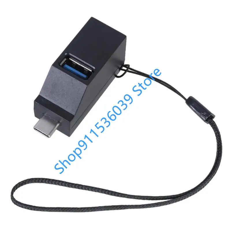 45BB Efficient USB C Hubs Adapter 1 USB and 2 USB 2.0 Port for Enhanceds Connectivitys on Laptops Phones and Tablets
