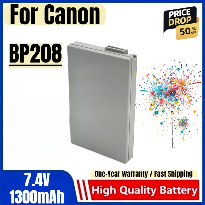 

Аккумулятор BP-208 7.4V 1300mAh и зарядные устройства для цифровых зеркальных камер Canon BP208