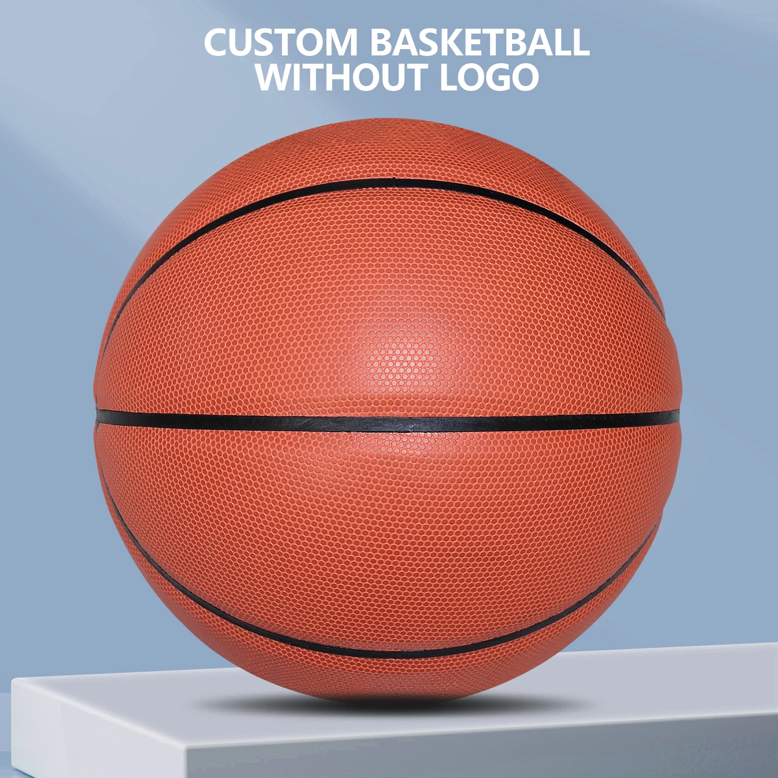 Wear-resistant Basketball No Logos Indoor Outdoor Game Training Team Ball Standard Size 3/4/5 Composite Leather Ball For Adult