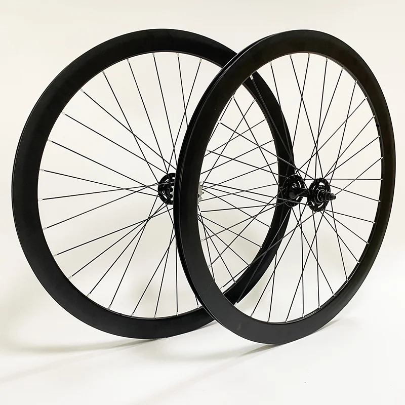 Bicycle Wheel Aluminum Alloy Fixed Gear Bicycle Rim Group Single Speed 32Hole V Brake Front and Rear Wheel Bike Accessories