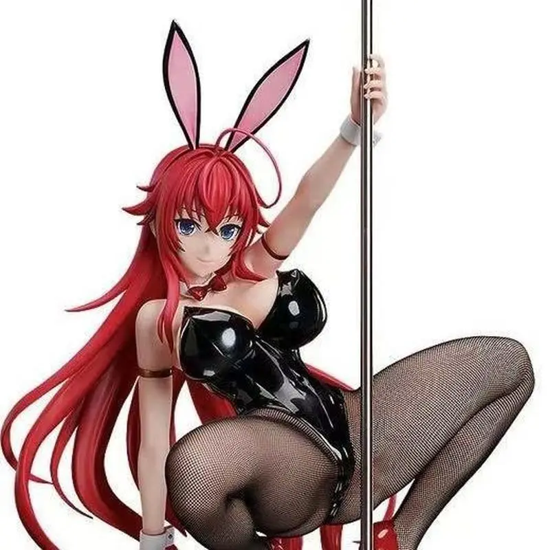 Figura de Anime de escuela secundaria de 41cm, D X D, libre, estilo B, nacido, Rias, Gremory, chica conejito, acción, modelo de Pvc, decoración de muñeca, regalo para adultos