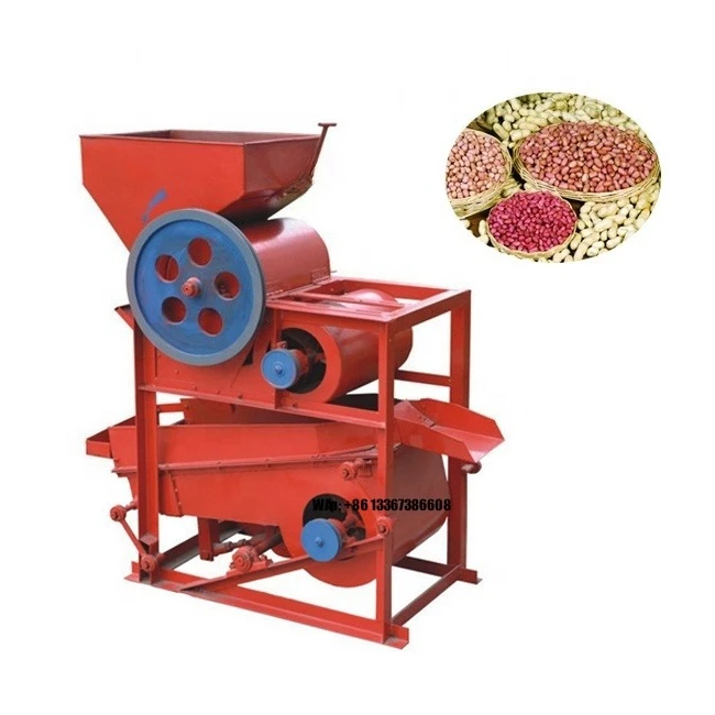 Automatic Peanut Shell Peeling Machine Peanut Huller Groundnut Decorticator Machine Price
