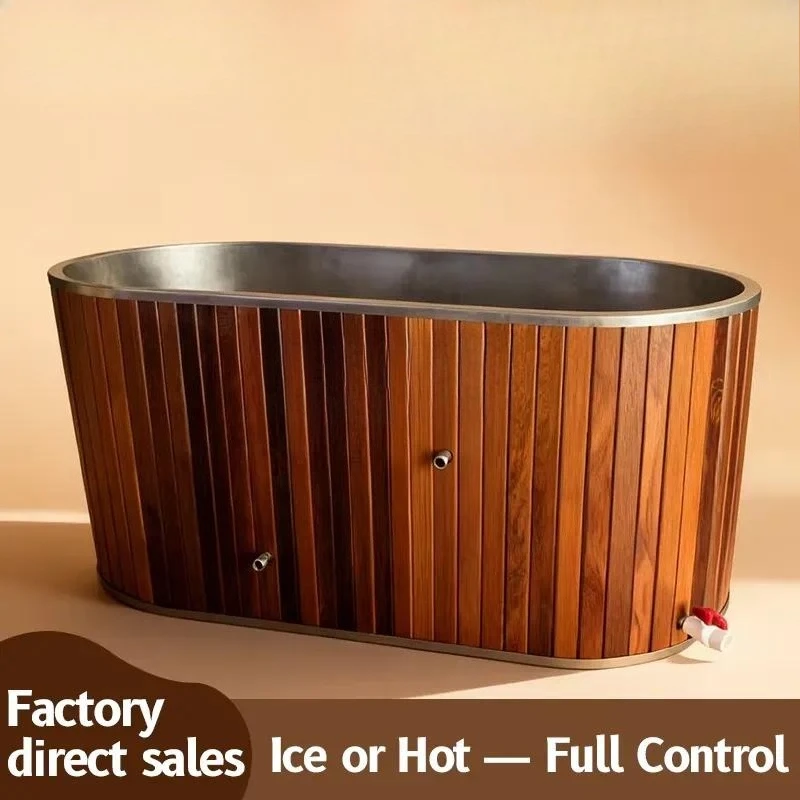 Waterproof Cold Immersion Recovery Bath Minimalist Design Ice Bath Tub for Muscle Recovery Portable Sauna Spa