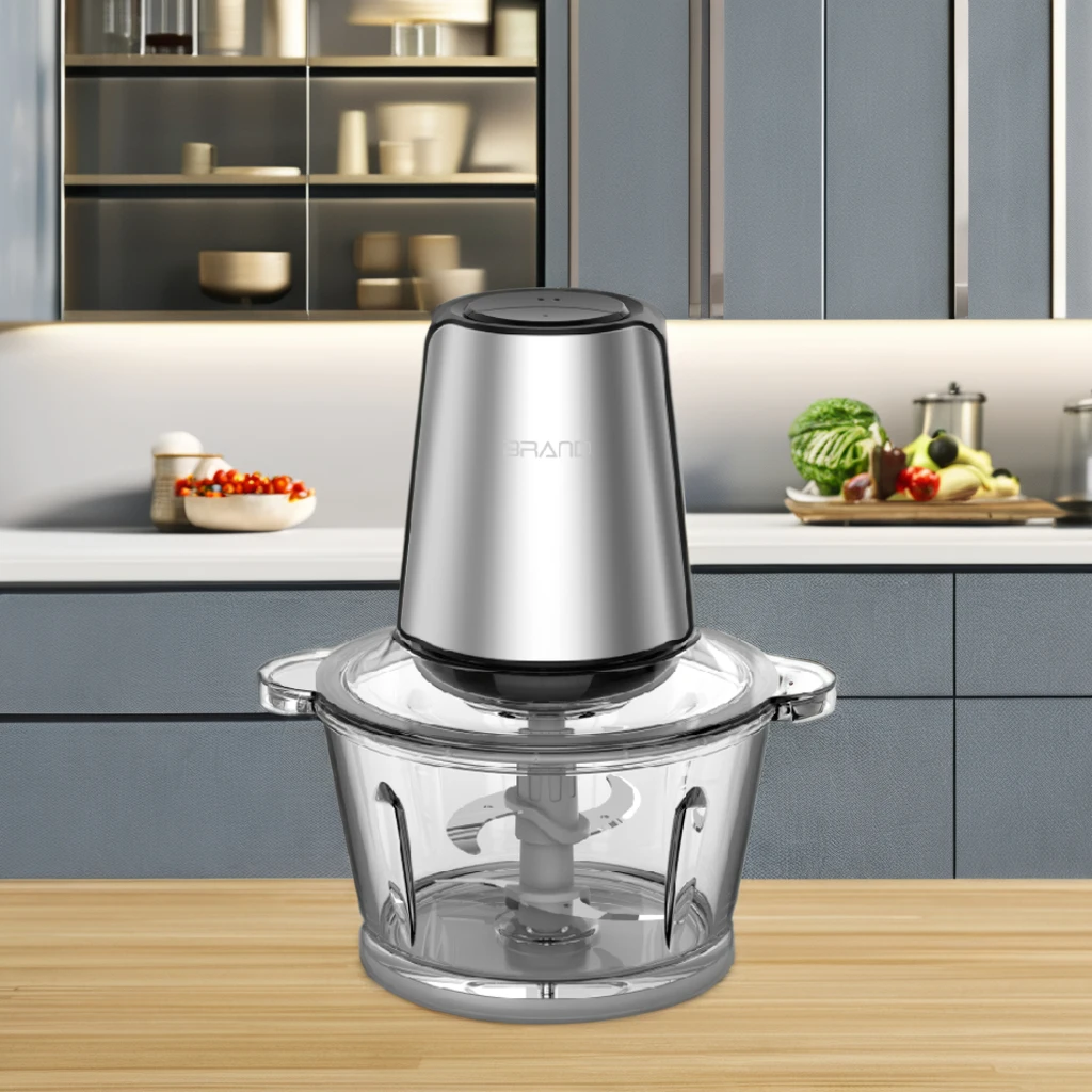 

New modelBest Selling 2L 3L Electric Meat Grinder Stainless Steel Housing Class A+ Energy Efficiency 1 Year Warranty for