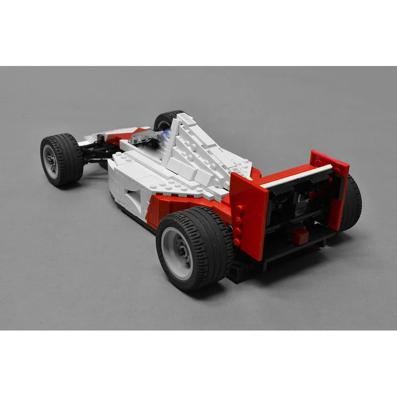 MOC-34597 スーパーフォーミュラ 1 レーシングカー MP4/6 ビルディングブロックモデル 544 パーツ MOC クリエイティブボーイ誕生日ビルディングブロックおもちゃギフト
