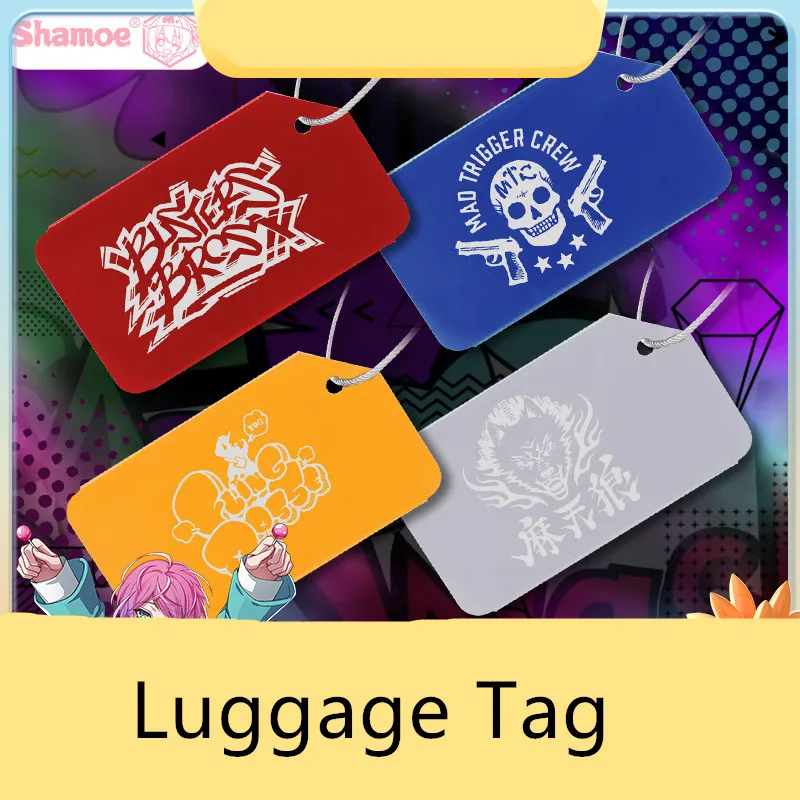 

Hypnosis Mic -Division Rap Battle Metal Luggage Tags Key Chain Bag Pendant Name Tags Bags Accessories Amemura Ramuda Arisugawa