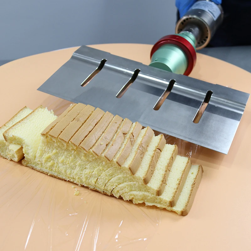 Special Titanium Blade 305mm 20kHz 1000W Ultrasonic Food Cutting Machine Ultrasonic Cutting Knife