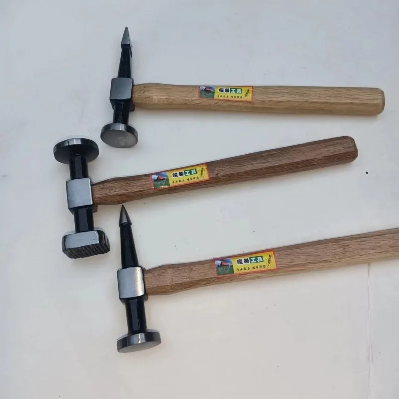 Auto Body Repair Hammer Wooden Handles High Carbon Steel Dent Removal Tools Portable Car Panel Straightening Restoration tool