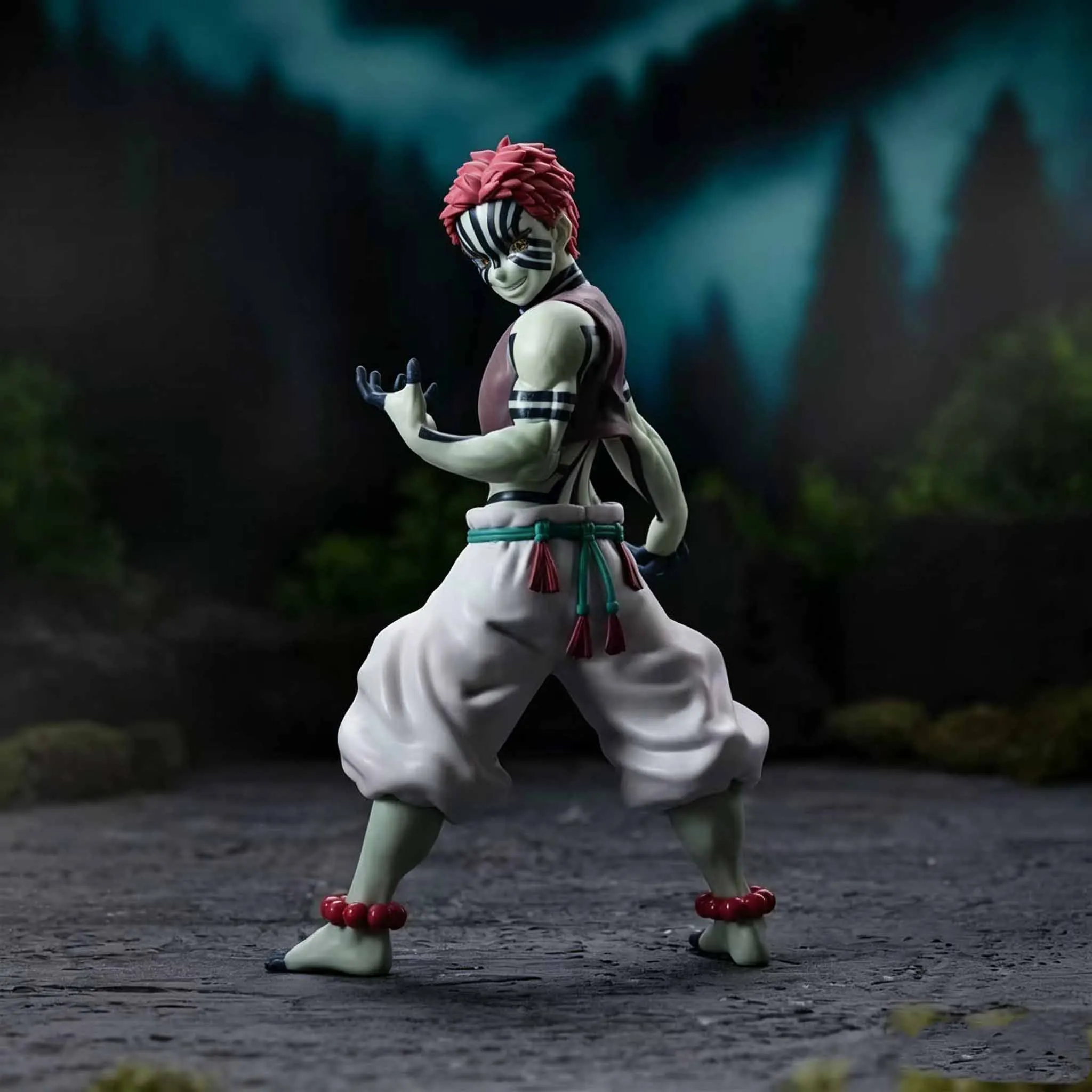 Image of Heißer Verkauf: 14-19CM Anime Demon Slayer Douma Premium Chokonose Noodle Stopper Anime-Figur, Actionfiguren-Sammlung, PVC-Modell, Spielzeug-Geschenk
