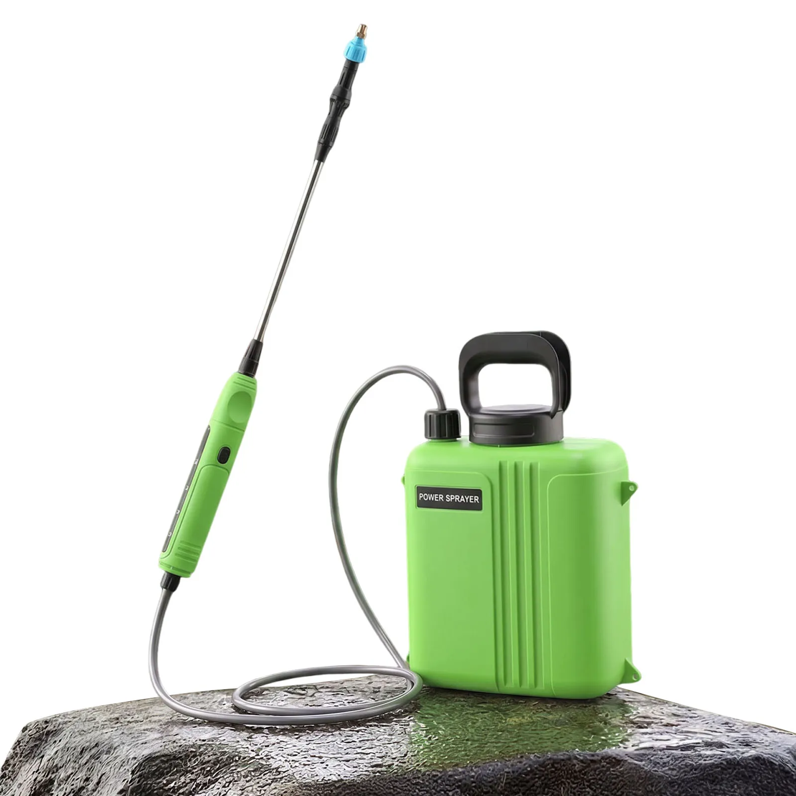 6/8L Battery Powered Sprayer with USB Rechargeable Handle 3 Mist Nozzles Plant Sprayer with Dual Spray Modes for Gardening