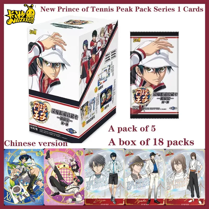 

Коллекционная карточная серия Kayou The New Prince of Tennis: Shining Moments Peak Pack, Серия 1. Премиум-издание с динамичным аниме-дизайном. Делюкс-подарок.