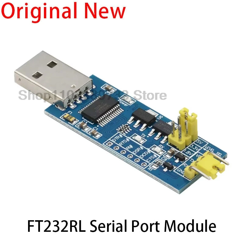 FT232RL serial port module USB to TTL serial port small board 5V 3.3V 1.8V level Download the burn line