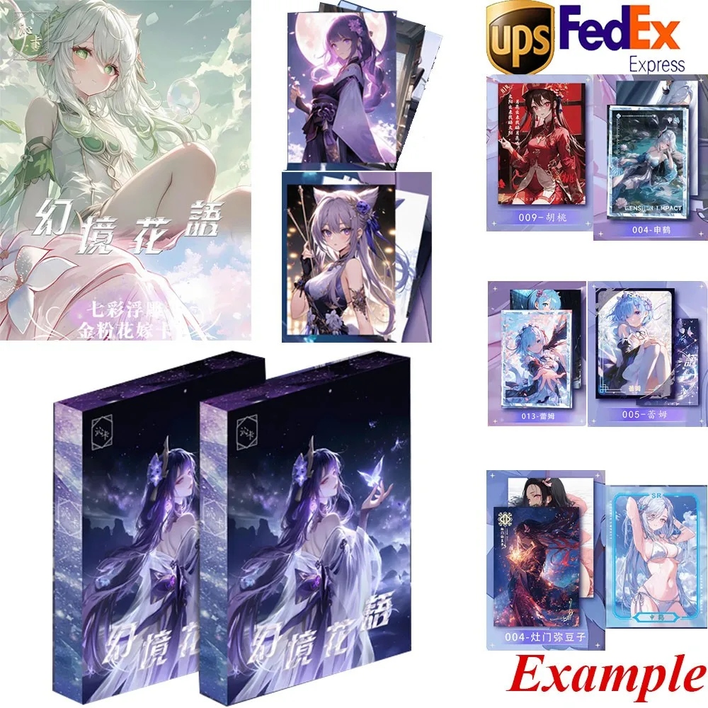 Qinka Flower Language Of Fantasy Part 1 Goddess Story Cards Anime Girls Swimsuit Bikini Ex Aesthetic Raster Limited Edition Card