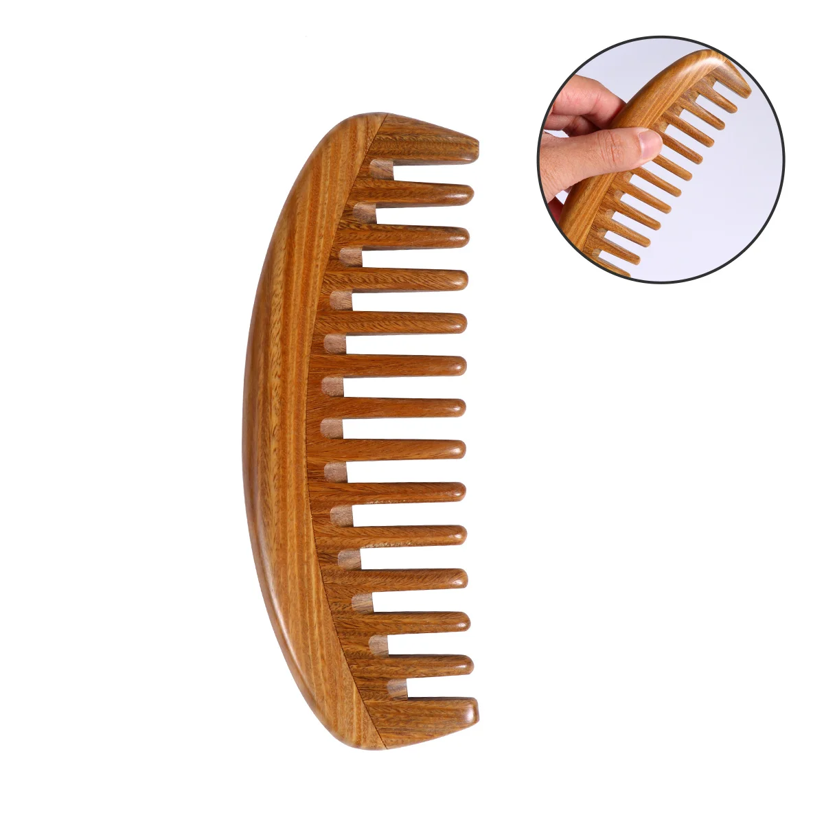 

FRCOLOR 1 шт. деревянная массажная расческа бамбуковая щетка для кожи головы для вьющихся волос инструмент для ухода за волосами коричневый разглаживающий укладку волос