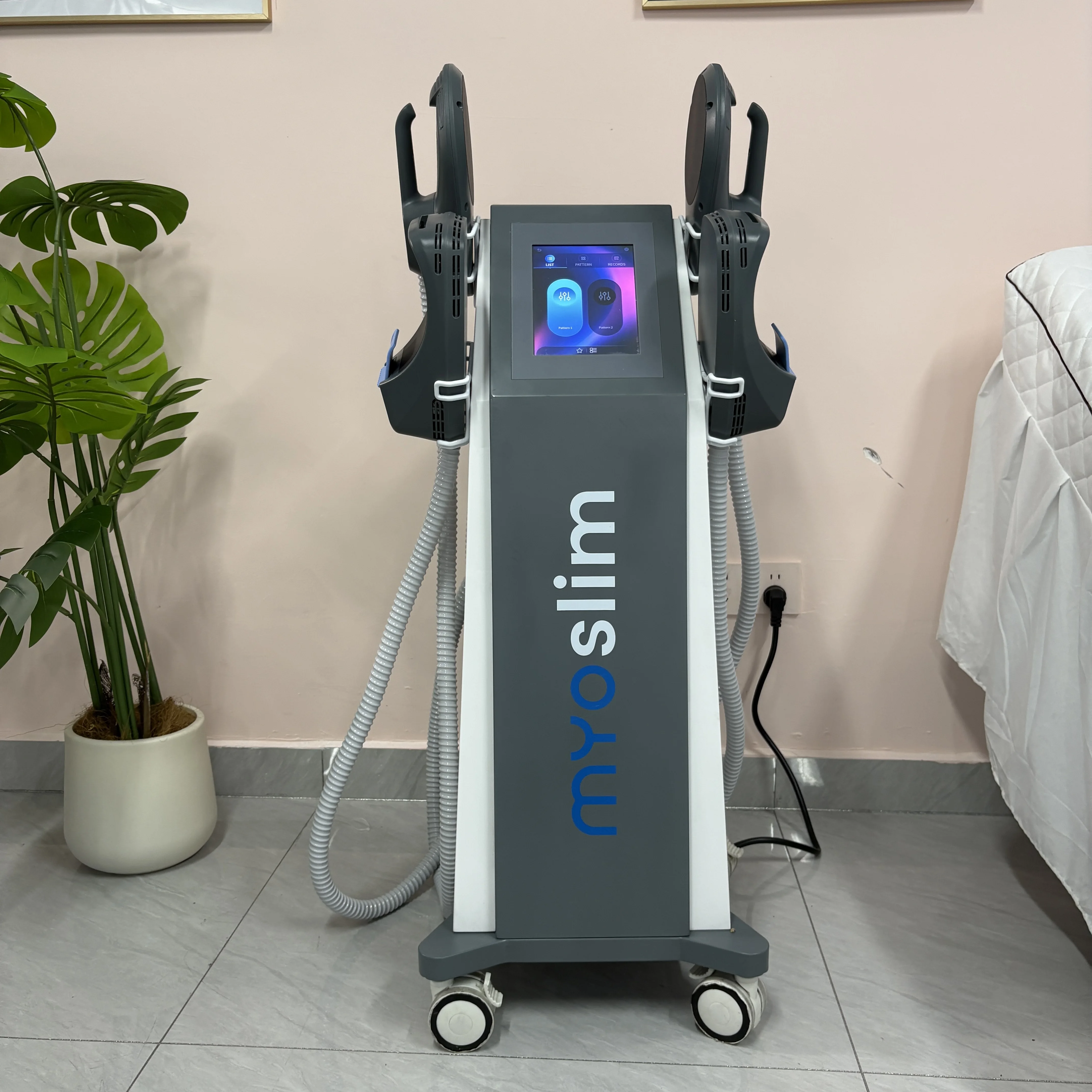 

Аппарат для коррекции фигуры Myoslim 6500W: вертикальный, ультра-EMS, RF, 200 Гц, стимулятор мышц, для удаления жира