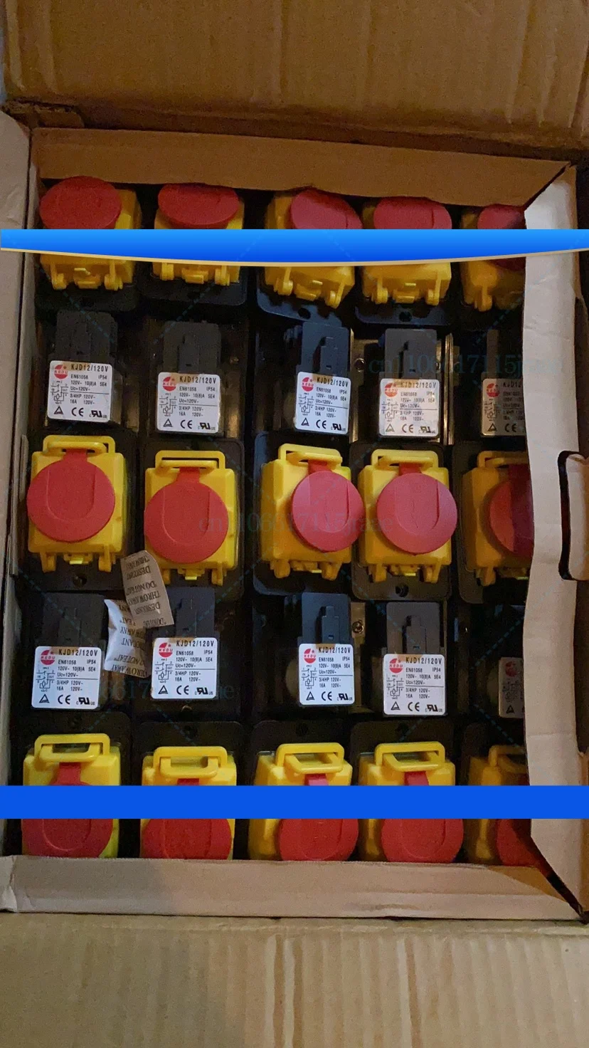 For KEDU KJD12-14 250V 6-Pins Start Stop No Volt Release Push Button Switch Common to Woodshop and Metalwork Machines