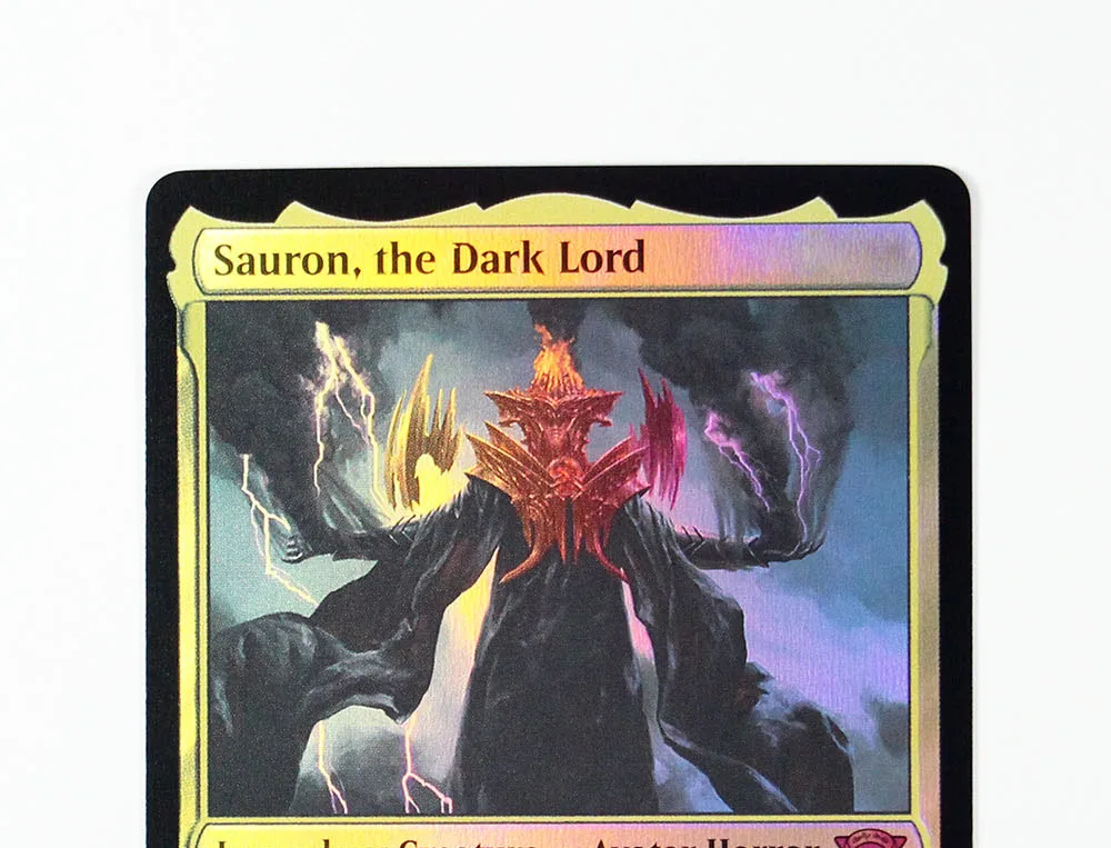 Sauron, The Dark Lord TCG kartu Proxy ajaib permainan kualitas Proxy papan pertemuan bermain permainan perdagangan kartu Proxy