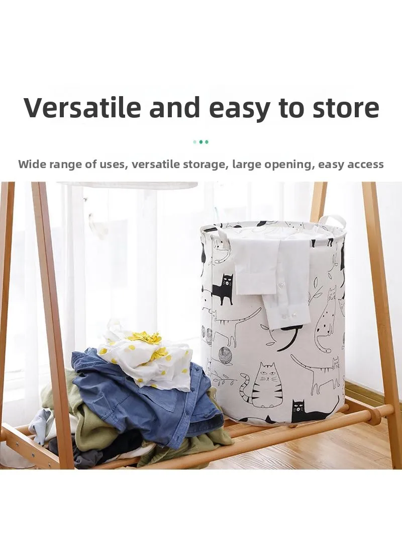 

Большая утолщенная корзина для белья для дома, складная корзина для хранения одежды в ванной комнате, корзина для белья для домашнего использования
