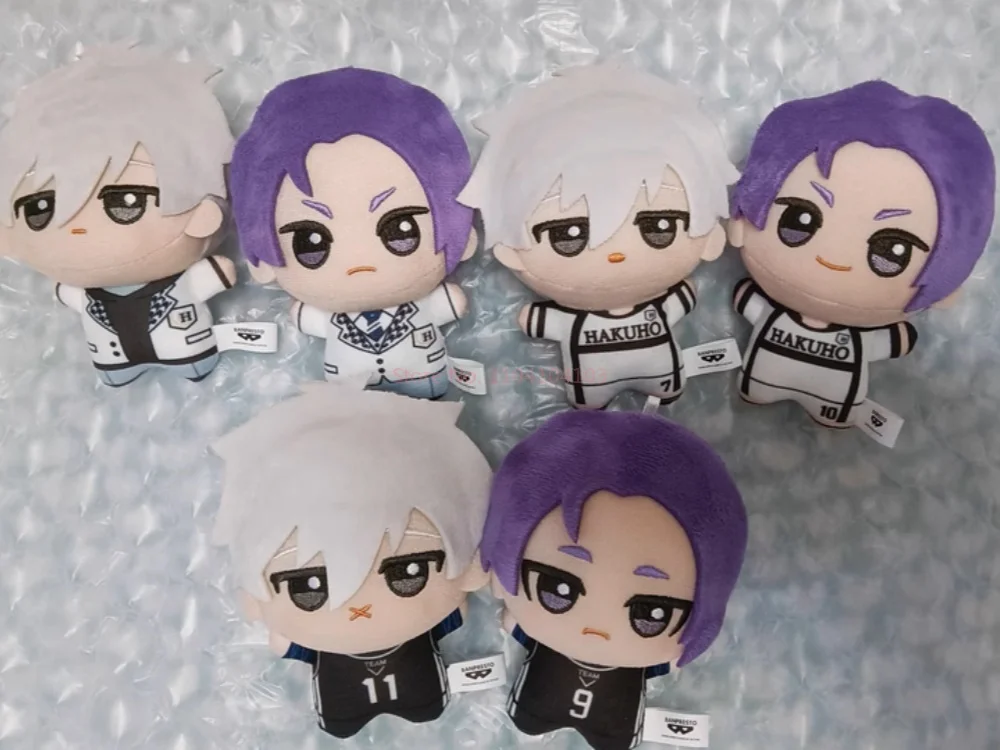 بانداي حقيقية الأزرق قفل ناجي سيشيرو ميكاجي ريو أنيمي الدمى أفخم القطن Maumet اللعب حقيبة سلسلة مفاتيح قلادة تأثيري الكرتون