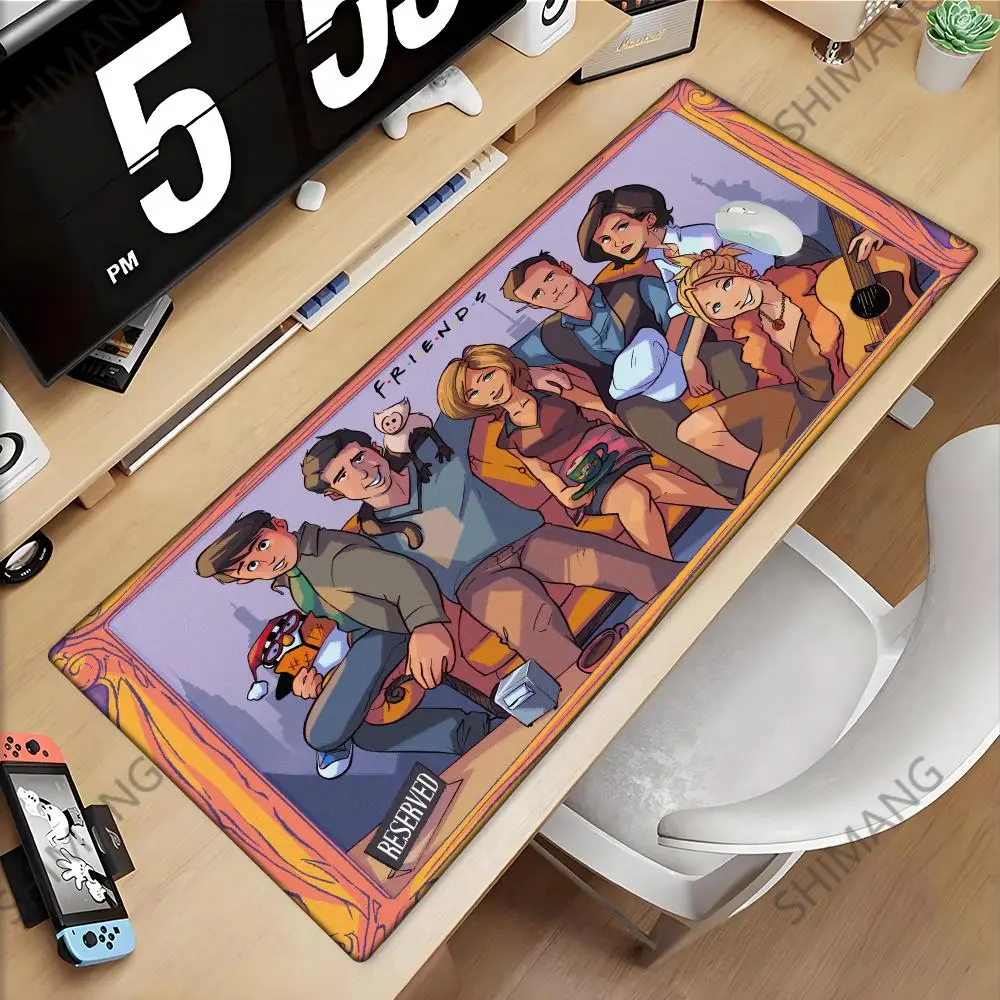 Friends TV Show Mousepad Mousepad Gamer Mouse Pad Size For Office Long Table Mat