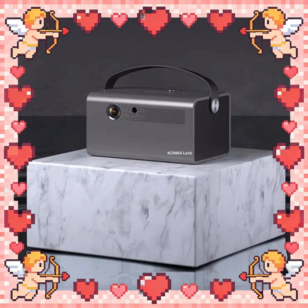 

Проектор KONKA S3 1080P, 1000 ANSI люмен, с высокой контрастностью, поддержкой четырехсторонней коррекции, автофокусом, Bluetooth, идеально подходит для подарков