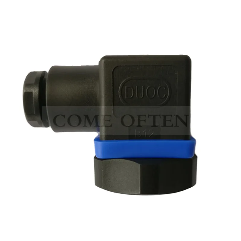 DUOC B12 Sensor Katup Solenoid Pemancar Suhu dan Tekanan Steker Konektor HSM Kecil 18Mm X 18Mm