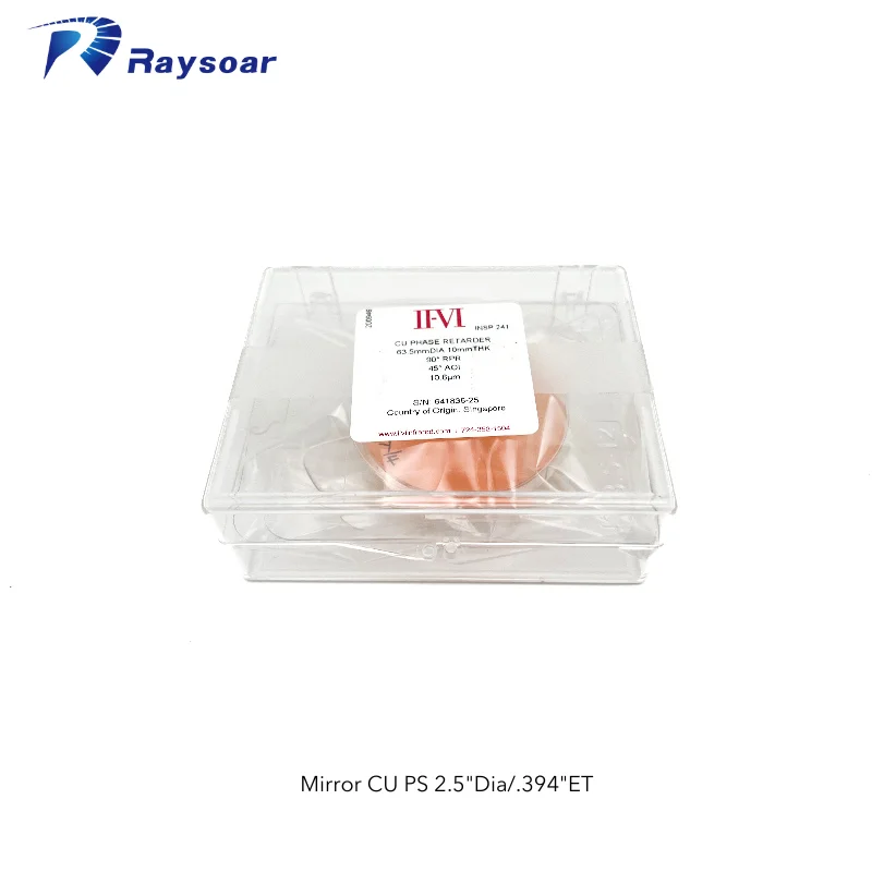 

Raysoar II-VI отражатель оптическое зеркало Co2 отражатель для лазерной резки зеркало зеркало CU PS 2,5 дюйма диаметр/0,394 дюйма для Prima