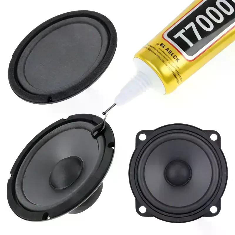 1/5Pcs Dust Bonding Speaker Edge Bonding Horn Cracking Degumming Paper Cone Professional Repair Glue Black Speaker Repair Glue
