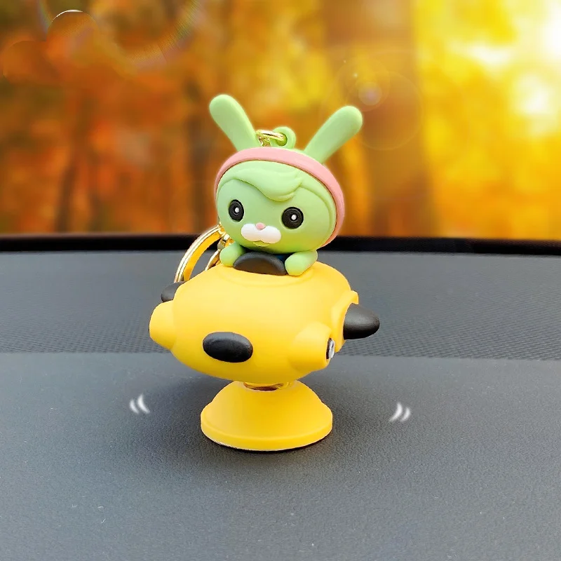 Octonauts Barnacles Cute Cartoon Rocking Fun Desktop Ornament Car Accessories Keychain Decorative Backpack Pendant Birthday Gift