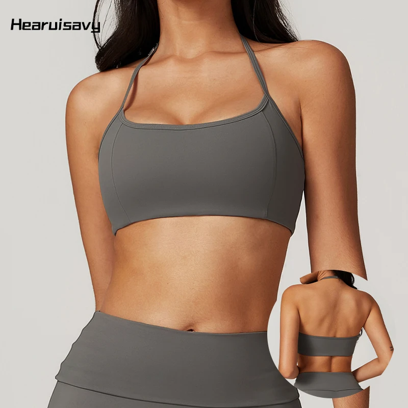 Hearuisavy Quick-Dry Yoga Clothes Running Underwear Breathable Workout Brassiere Fitness Gym Top Women Push up Sports Bra Women