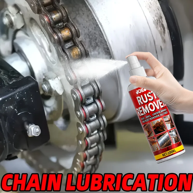 Car Rust Remover, Fast Acting Metal Rust Removal, Safe for Car Chassis, Exhaust Pipes, Chains, Metal Pipes, Corrosion