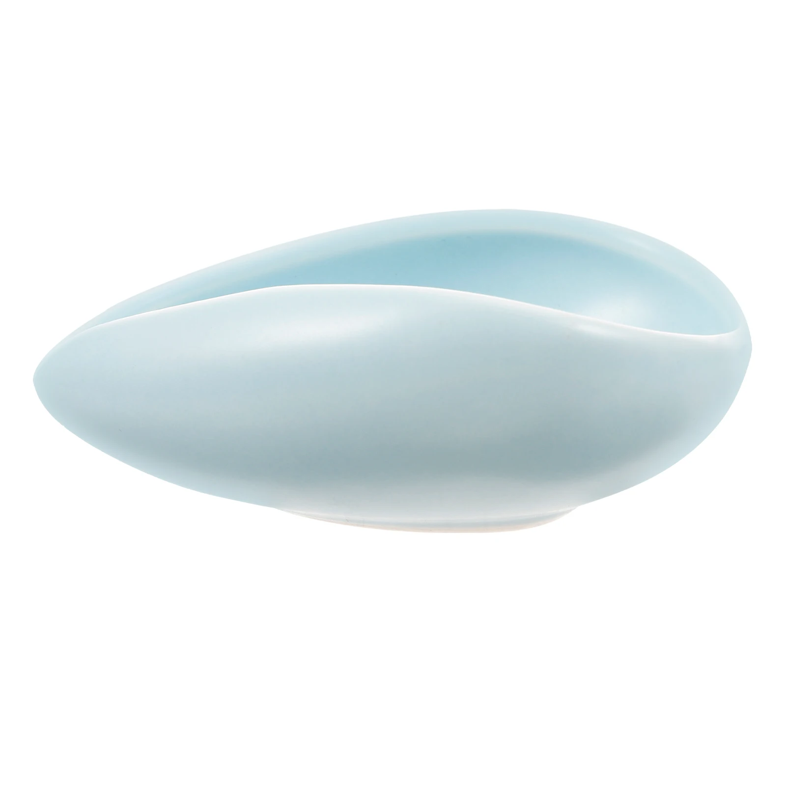 

Ceramic Blue For Kitchen Soup Ladle Ceramic Scoop Smooth Holder Kitchen Accessories Reusable Spoon Holder Dinner Scoop Rest
