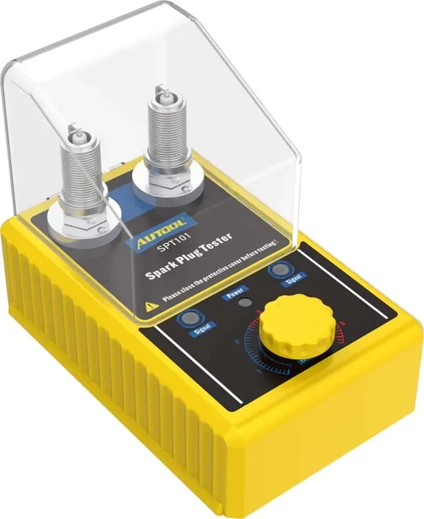

AUTOOL SPT101 For 12V Car Ignition 110v 220v Spark Plug Tester Detector Machine