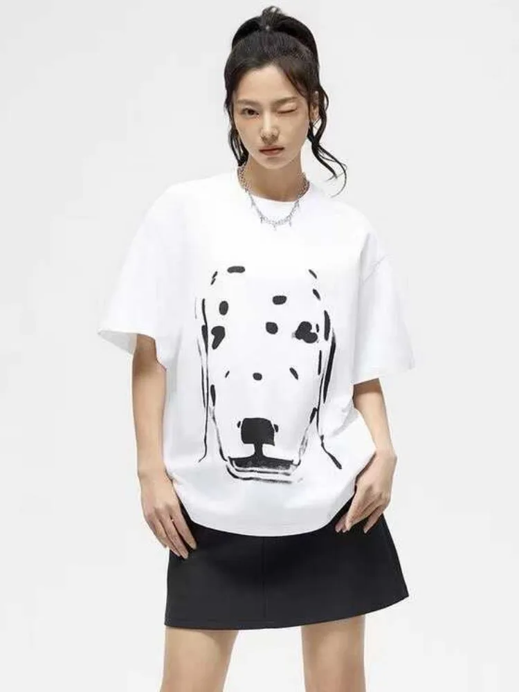 

ADAgirl Funny Dog Graphic T Shirts Streetwear Harajuku Oversized Tshirts for Women Casual Cutecore Short Sleeve Aesthetic Tops