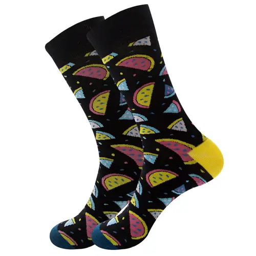 1 Pair New Happy Mens Socks Women Novelty Cartoon Sock Combed Cotton Funny Men's Big Size Crew Hip Hop Thick Long Socks - Image 42