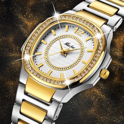 Women’s Elegant Diamond Quartz Watch MISSFOX