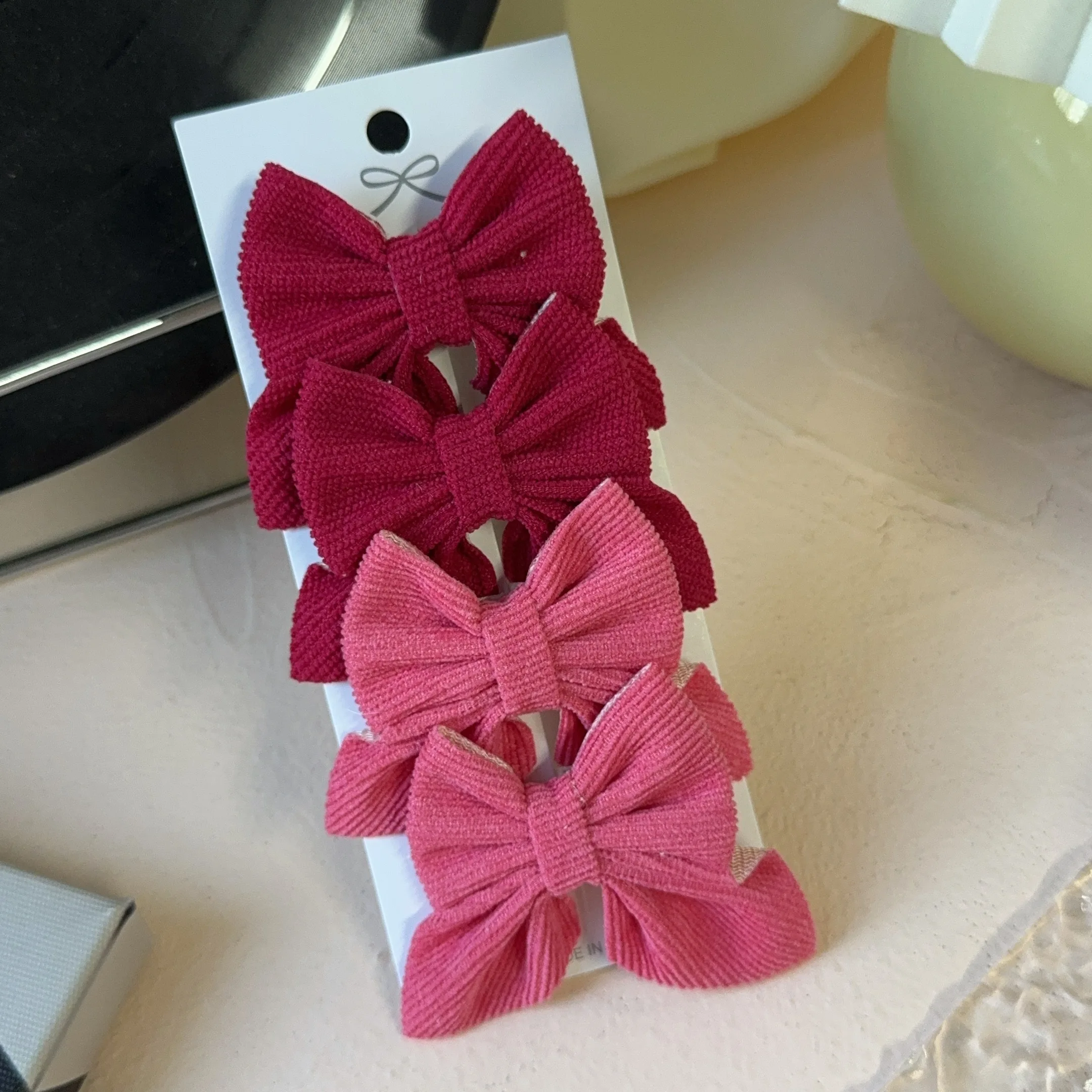 4/10 Stück Cord-Haarspangen für Kinder, Große Mädchen-Haarschleifen, Niedliche Haaraccessoires Geeignet für Kinder, Babys und Jugendliche – Detail 20