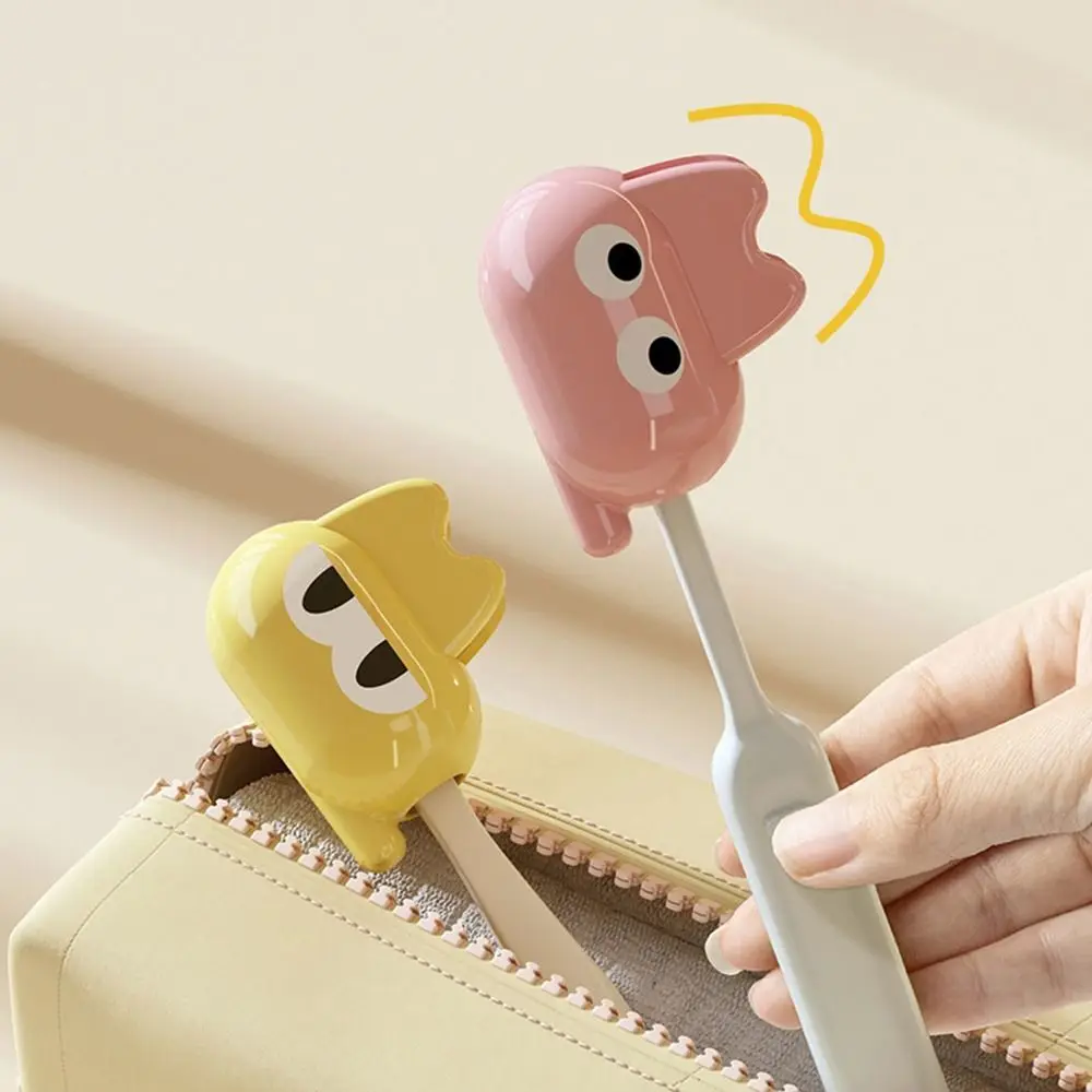 Plastic Toothbrush Head Protective Cover Brush Protect Cat Shape Toothbrush Case Cap Portable Toothbrush Storage Organizer