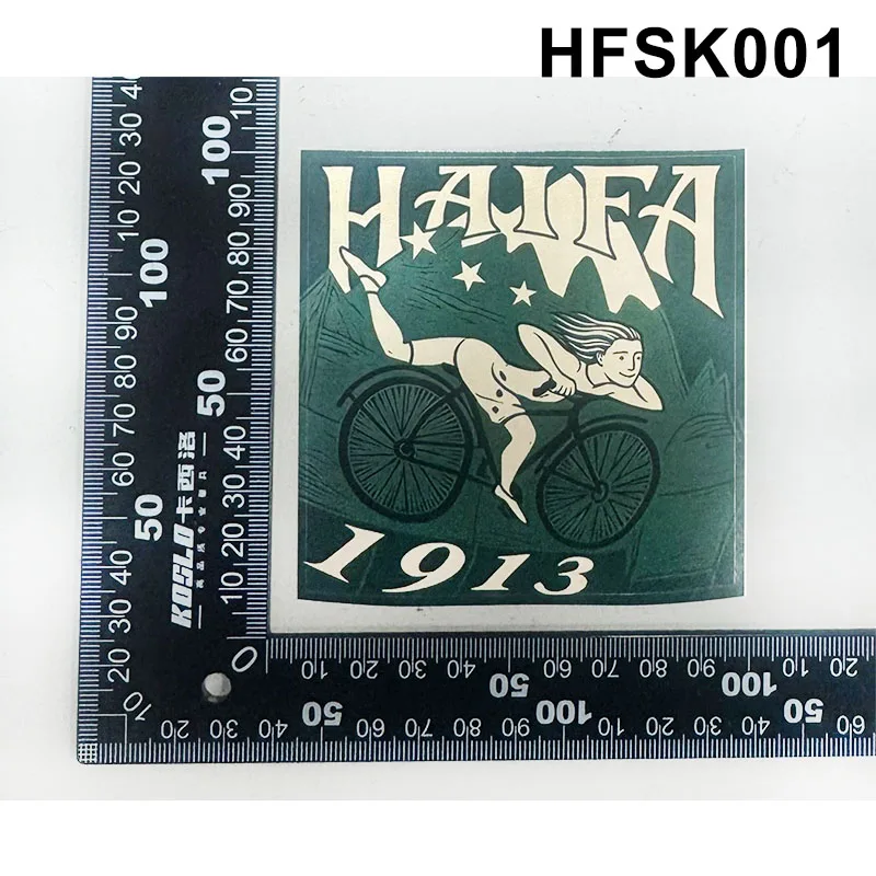 9*9cm Haifa 1913 Green Apes Monkey MHFC Maccabi Decoration Stikers for Bag Cup Wall Fridge