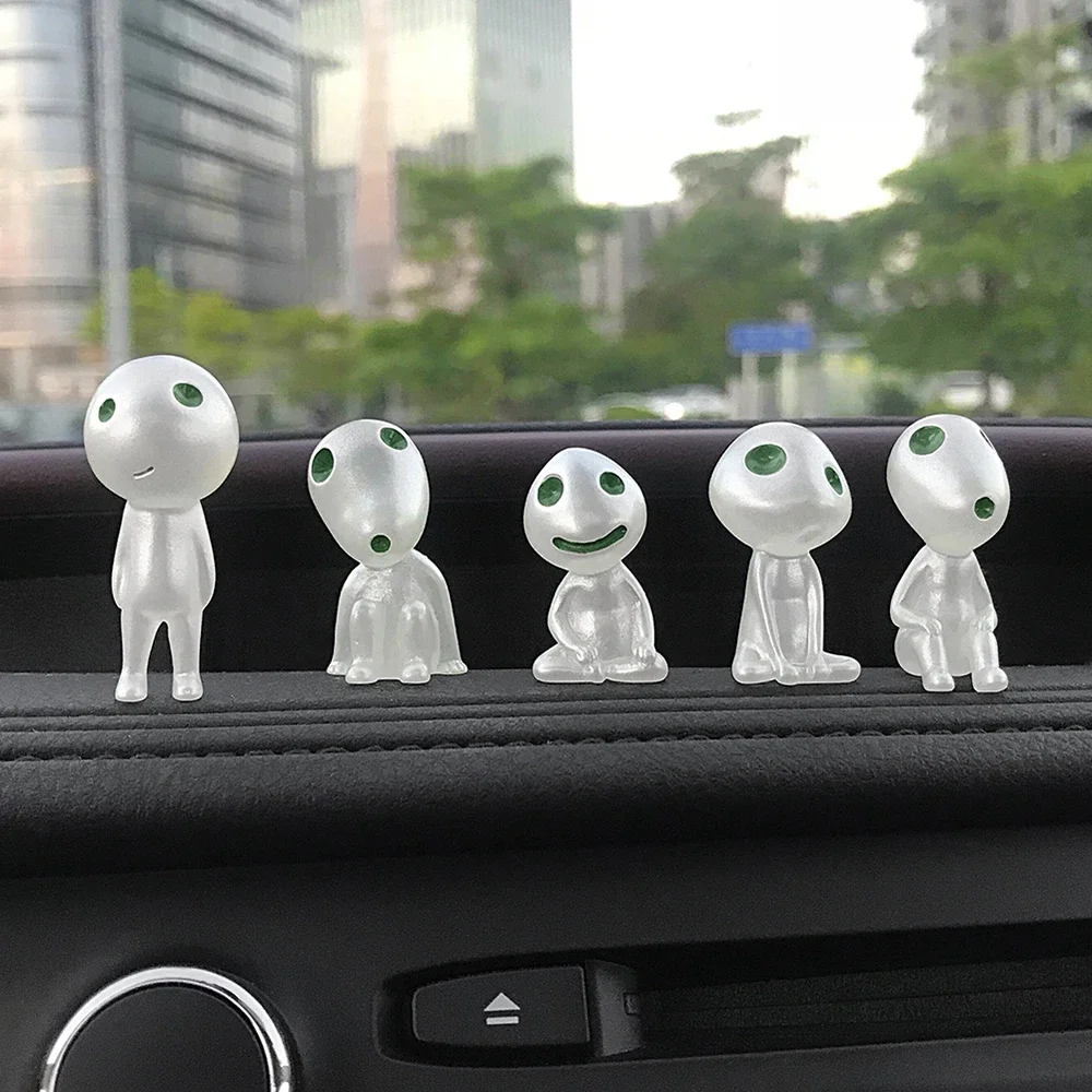 5pcs/lot Car Ornaments Resin Tree Elves Doll Automotive Interior Dashboard Decoration Forest Spirit car accessories interior