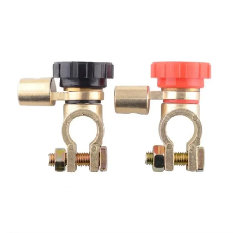 ISURE MARINE Automotive Battery Terminal Switch Quick Disconnect Isolator Battery Disconnect Switch Connector Red Black