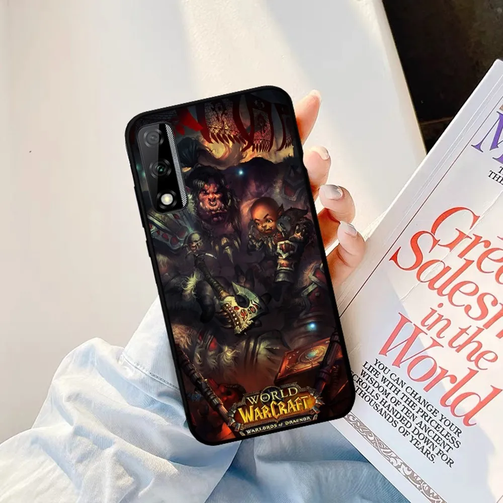 Warcrafts of World W-WOW Game Phone Case For Huawei Y9 6 7 5 Prime Enjoy 7s 7 8 plus 7a 9e 9plus 8E Lite Psmart Shell