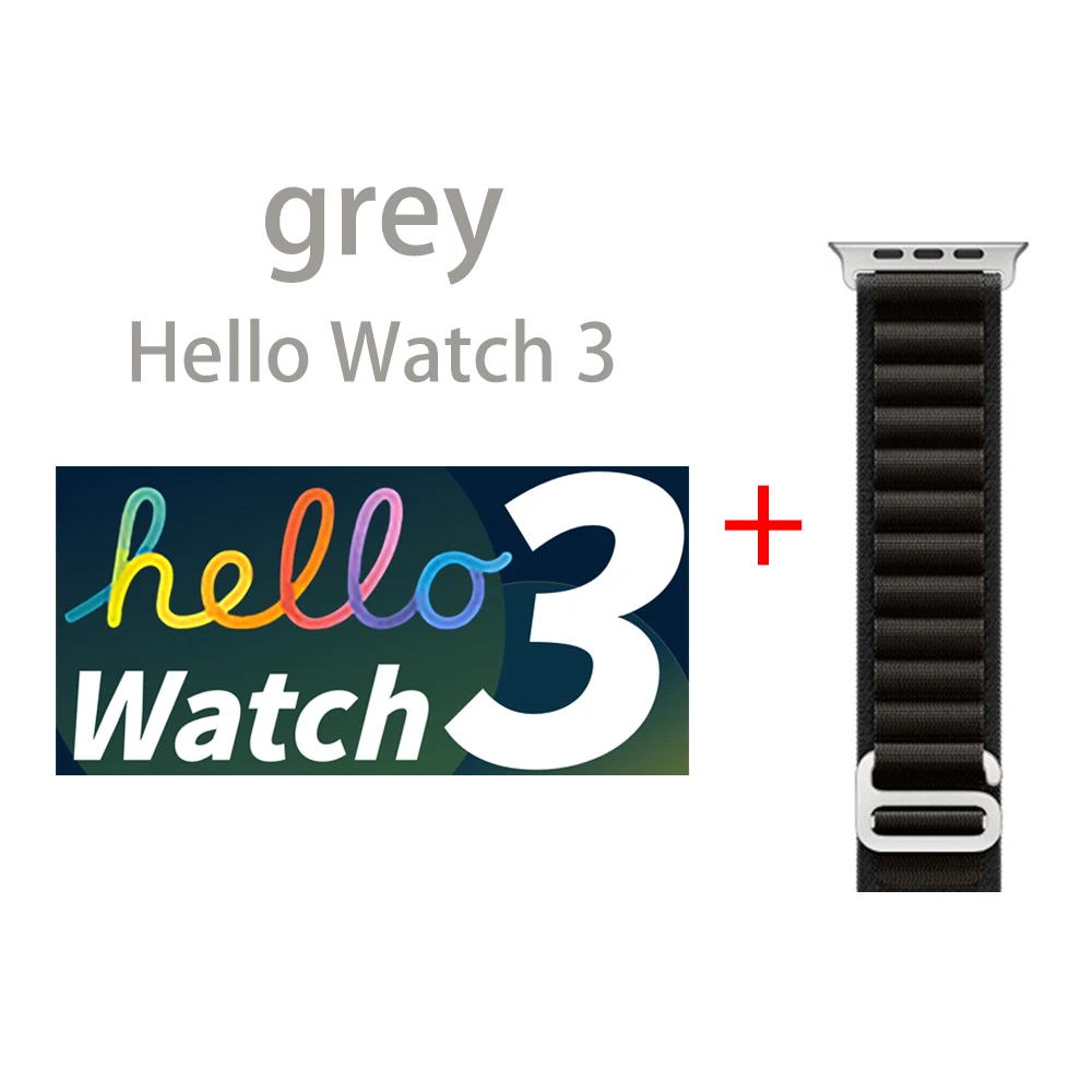 Hello Watch 3 Plus ULTRA2 Smartwatch 49mm AMOLED 4G ROM NFC brújula reloj Bluetooth llamada deportes reloj inteligente hombres