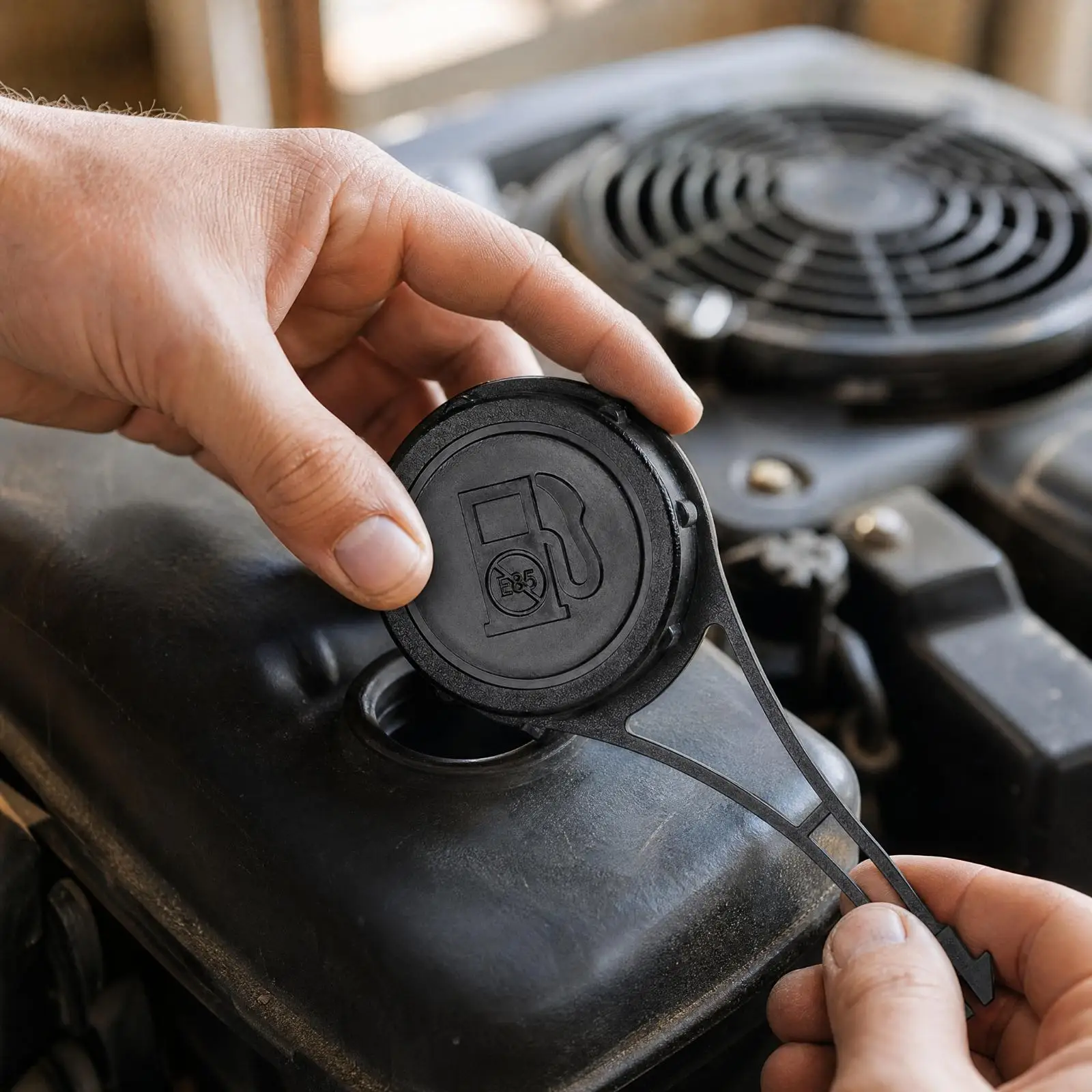 Universal Engine Fuel Cover for B&S 725EX and Modell 7.75 to 8.75 Compatible with MTD Woodworker Lawn Equipment Plastic Cap